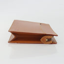 LOUIS VUITTON Epi Pochette Homme Bag Brown Zipangu Gold M52528 LV Auth ep15592-3