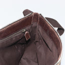 GUCCI GG Canvas Shoulder Bag Brown Silver 114273 Auth ep15593-19