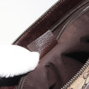 GUCCI GG Canvas Shoulder Bag Brown Silver 114273 Auth ep15593-12