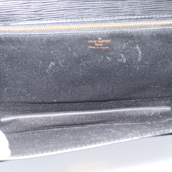 LOUIS VUITTON Epi Monceau 28 Hand Bag Black M52122 LV Auth ep15595