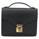 LOUIS VUITTON Epi Monceau 28 Hand Bag Black M52122 LV Auth ep15595-13
