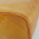 LOUIS VUITTON Monogram Vernis Houston Hand Bag Beige M91004 LV Auth ep15596-9