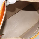 LOUIS VUITTON Monogram Vernis Houston Hand Bag Beige M91004 LV Auth ep15596-11