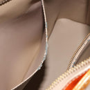 LOUIS VUITTON Monogram Vernis Houston Hand Bag Beige M91004 LV Auth ep15596-25