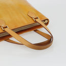 LOUIS VUITTON Monogram Vernis Houston Hand Bag Beige M91004 LV Auth ep15596-7