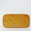 LOUIS VUITTON Monogram Vernis Houston Hand Bag Beige M91004 LV Auth ep15596-5