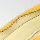 LOUIS VUITTON Monogram Vernis Houston Hand Bag Lime Yellow M91055 Auth ep15597-10