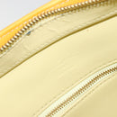 LOUIS VUITTON Monogram Vernis Houston Hand Bag Lime Yellow M91055 Auth ep15597-21