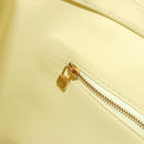 LOUIS VUITTON Monogram Vernis Houston Hand Bag Lime Yellow M91055 Auth ep15597-24