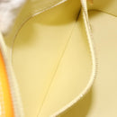 LOUIS VUITTON Monogram Vernis Houston Hand Bag Lime Yellow M91055 Auth ep15597-25