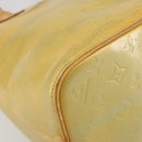 LOUIS VUITTON Monogram Vernis Houston Hand Bag Gris M91053 LV Auth ep15598-15