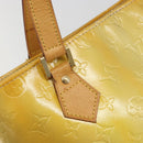 LOUIS VUITTON Monogram Vernis Houston Hand Bag Gris M91053 LV Auth ep15598-18