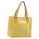 LOUIS VUITTON Monogram Vernis Houston Hand Bag Gris M91053 LV Auth ep15598-1