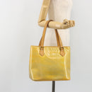 LOUIS VUITTON Monogram Vernis Houston Hand Bag Gris M91053 LV Auth ep15598-26