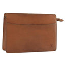 LOUIS VUITTON Epi Pochette Homme Bag Brown Zipangu Gold M52528 LV Auth ep15599-1