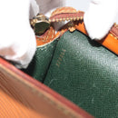LOUIS VUITTON Epi Pochette Homme Bag Brown Zipangu Gold M52528 LV Auth ep15599-12