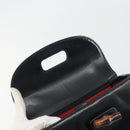GUCCI Bamboo Hand Bag Leather Black Gold 000 2113 0633 Auth ep15601A-16