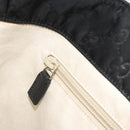GUCCI GG Canvas Tote Bag Nylon Black Gold 282439 Auth ep15602-20