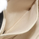 GUCCI GG Canvas Tote Bag Nylon Black Gold 282439 Auth ep15602-21