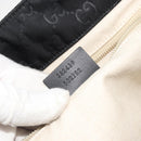 GUCCI GG Canvas Tote Bag Nylon Black Gold 282439 Auth ep15602-12