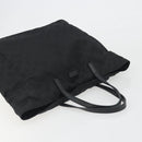 GUCCI GG Canvas Tote Bag Nylon Black Gold 282439 Auth ep15602-6