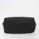 GUCCI GG Canvas Tote Bag Nylon Black Gold 282439 Auth ep15602-5