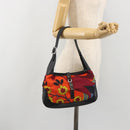 GUCCI Jackie Shoulder Bag Canvas Orange Silver 001 9735 Auth ep15603-24