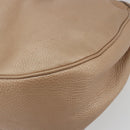 GUCCI Sukey Shoulder Bag Leather Champagne Gold 232955 Auth ep15604-10