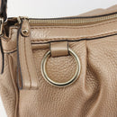 GUCCI Sukey Shoulder Bag Leather Champagne Gold 232955 Auth ep15604-15