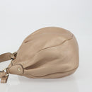 GUCCI Sukey Shoulder Bag Leather Champagne Gold 232955 Auth ep15604-5