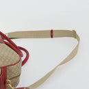 CELINE Macadam Canvas Boston Bag PVC 2way Beige Gold Auth ep15605-10