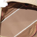 CELINE Macadam Canvas Boston Bag PVC 2way Beige Gold Auth ep15605-19