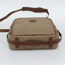 GUCCI Micro GG Supreme Shoulder Bag PVC Beige Gold Auth ep15606-5