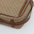 GUCCI Micro GG Supreme Shoulder Bag PVC Beige Gold Auth ep15606-16