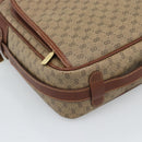 GUCCI Micro GG Supreme Shoulder Bag PVC Beige Gold Auth ep15606-17