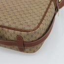 GUCCI Micro GG Supreme Shoulder Bag PVC Beige Gold Auth ep15606-18