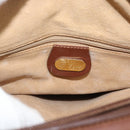 GUCCI Micro GG Supreme Shoulder Bag PVC Beige Gold Auth ep15606-21