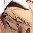 GUCCI Micro GG Supreme Shoulder Bag PVC Beige Gold Auth ep15606-24