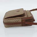GUCCI Micro GG Supreme Shoulder Bag PVC Beige Gold Auth ep15606-4