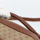 GUCCI Micro GG Supreme Shoulder Bag PVC Beige Gold Auth ep15606-14