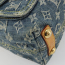LOUIS VUITTON Monogram Denim Buggy PM Shoulder Bag Blue M95049 LV Auth ep15612A-11