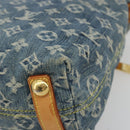 LOUIS VUITTON Monogram Denim Buggy PM Shoulder Bag Blue M95049 LV Auth ep15612A-12