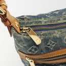 LOUIS VUITTON Monogram Denim Buggy PM Shoulder Bag Blue M95049 LV Auth ep15612A-14