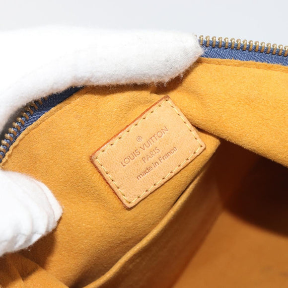 LOUIS VUITTON Monogram Denim Buggy PM Shoulder Bag Blue M95049 LV Auth ep15612A