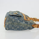 LOUIS VUITTON Monogram Denim Buggy PM Shoulder Bag Blue M95049 LV Auth ep15612A-4