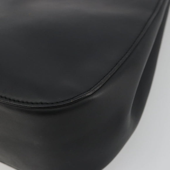 GUCCI Bamboo Hand Bag Leather Black 001 3761 Auth ep15613A