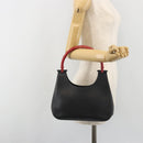 GUCCI Bamboo Hand Bag Leather Black 001 3761 Auth ep15613A-23