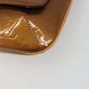 LOUIS VUITTON Monogram Vernis Thompson Street Bag Bronze M91124 LV Auth ep15617-14