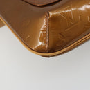 LOUIS VUITTON Monogram Vernis Thompson Street Bag Bronze M91124 LV Auth ep15617-17