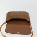 LOUIS VUITTON Monogram Vernis Thompson Street Bag Bronze M91124 LV Auth ep15617-9